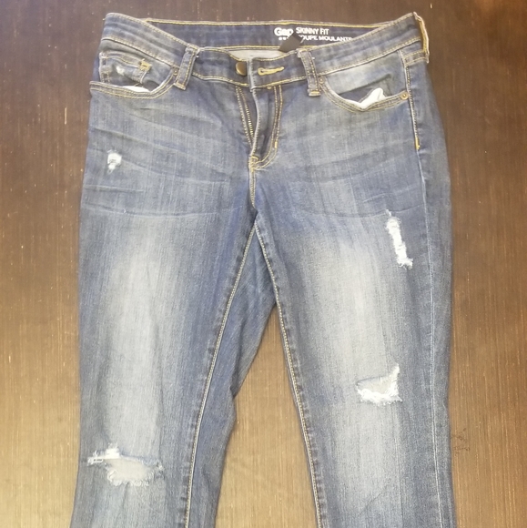 Gap distressed skinny fit jeans 2/26R - Picture 1 of 6